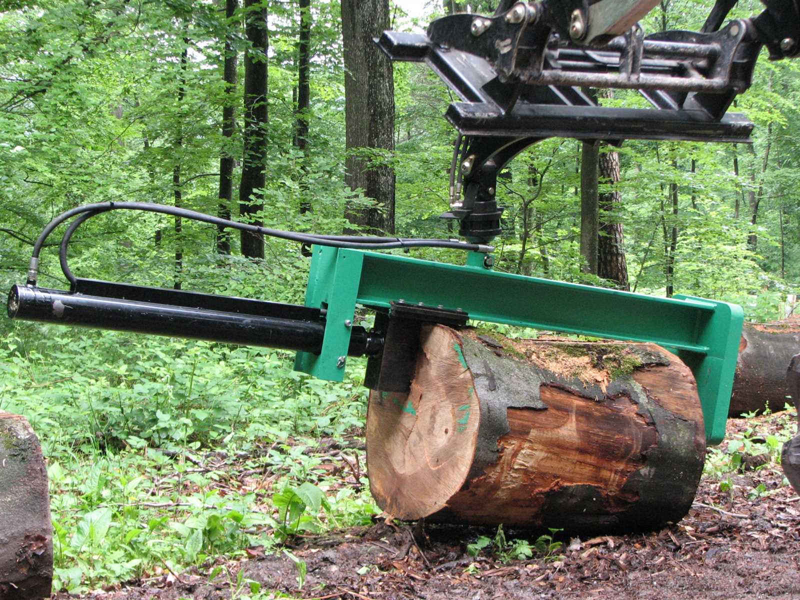 Preview: Kranspalter Baggerspalter Holzspalter Spalter 28 T mit Spaltlänge 130 cm