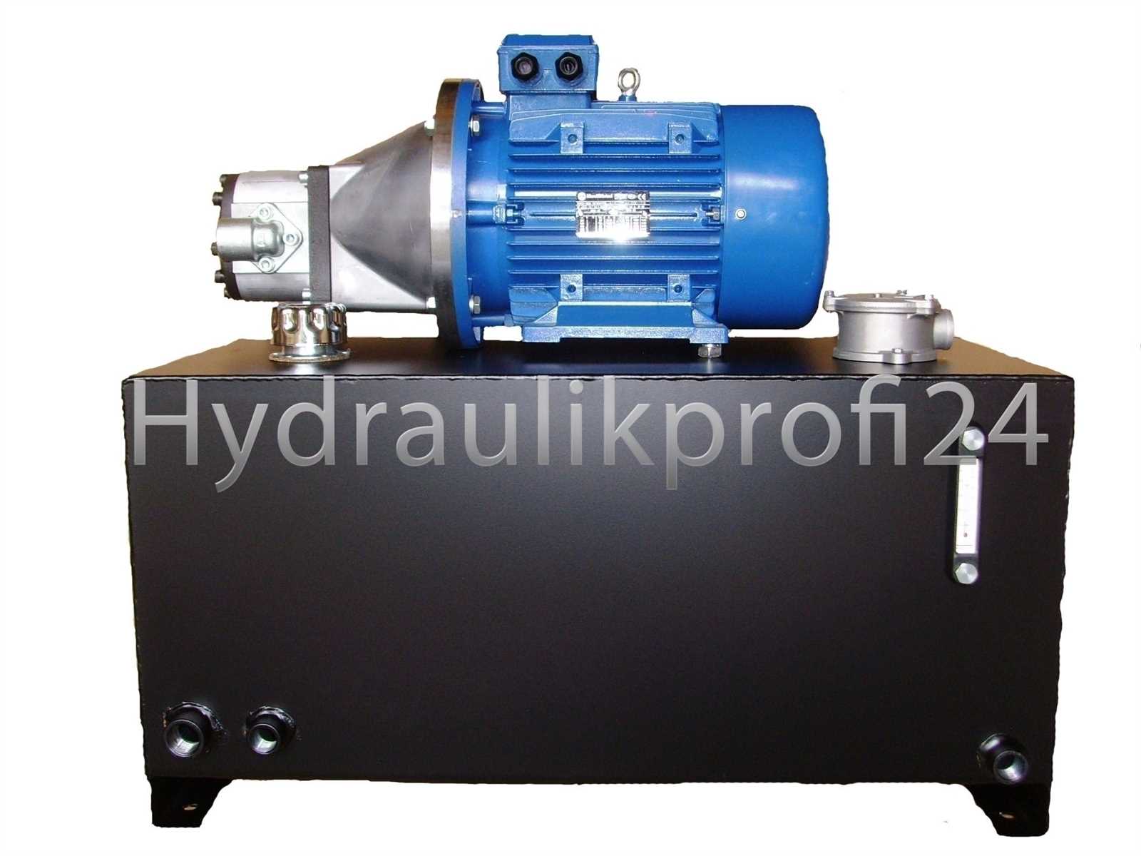 Hydraulikaggregat 11 KW mit Pumpe 14ccm und Tank 144L 250 bar 21 l/min