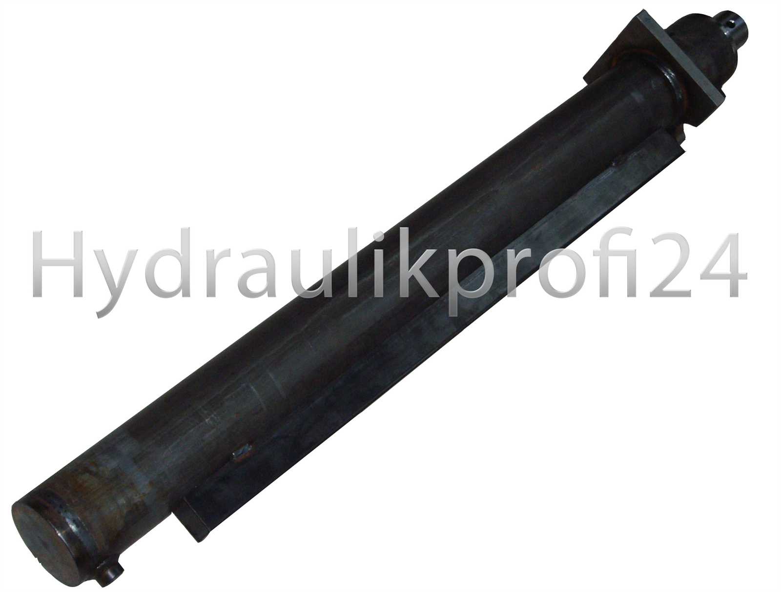 Hydraulikzylinder doppeltwirkend  80-120-1200 für Holzspalter mit Kopfflansch 200x200x25 mm