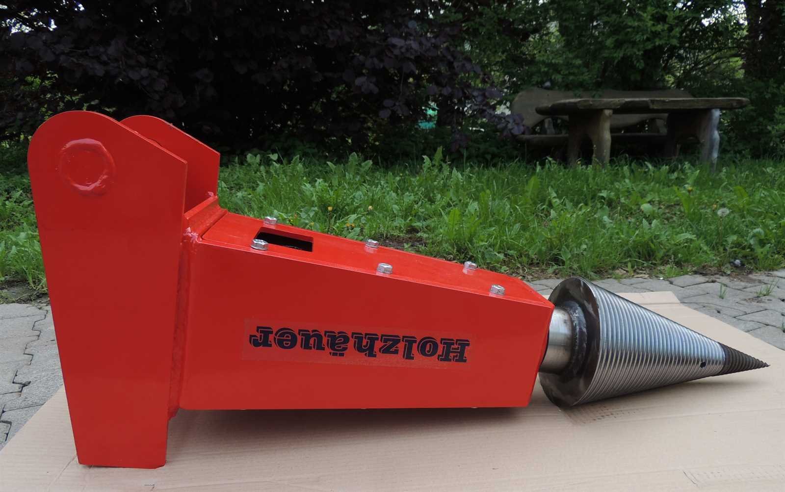 Preview: Baggerspalter mit Austauschspitze Ø200mm 400mm lang mit MS01 + Motor OMT500