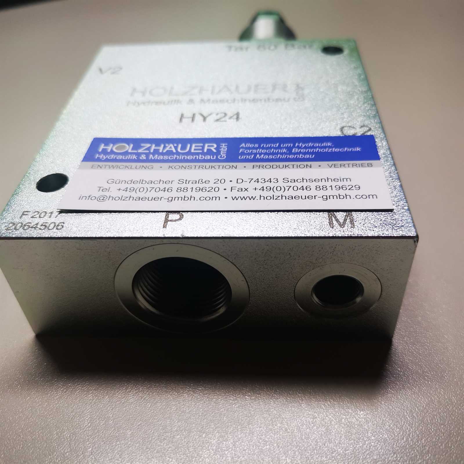 Preview: Differentialventil Eilgangventil für Holzspalter Pressen 160l/min 350bar