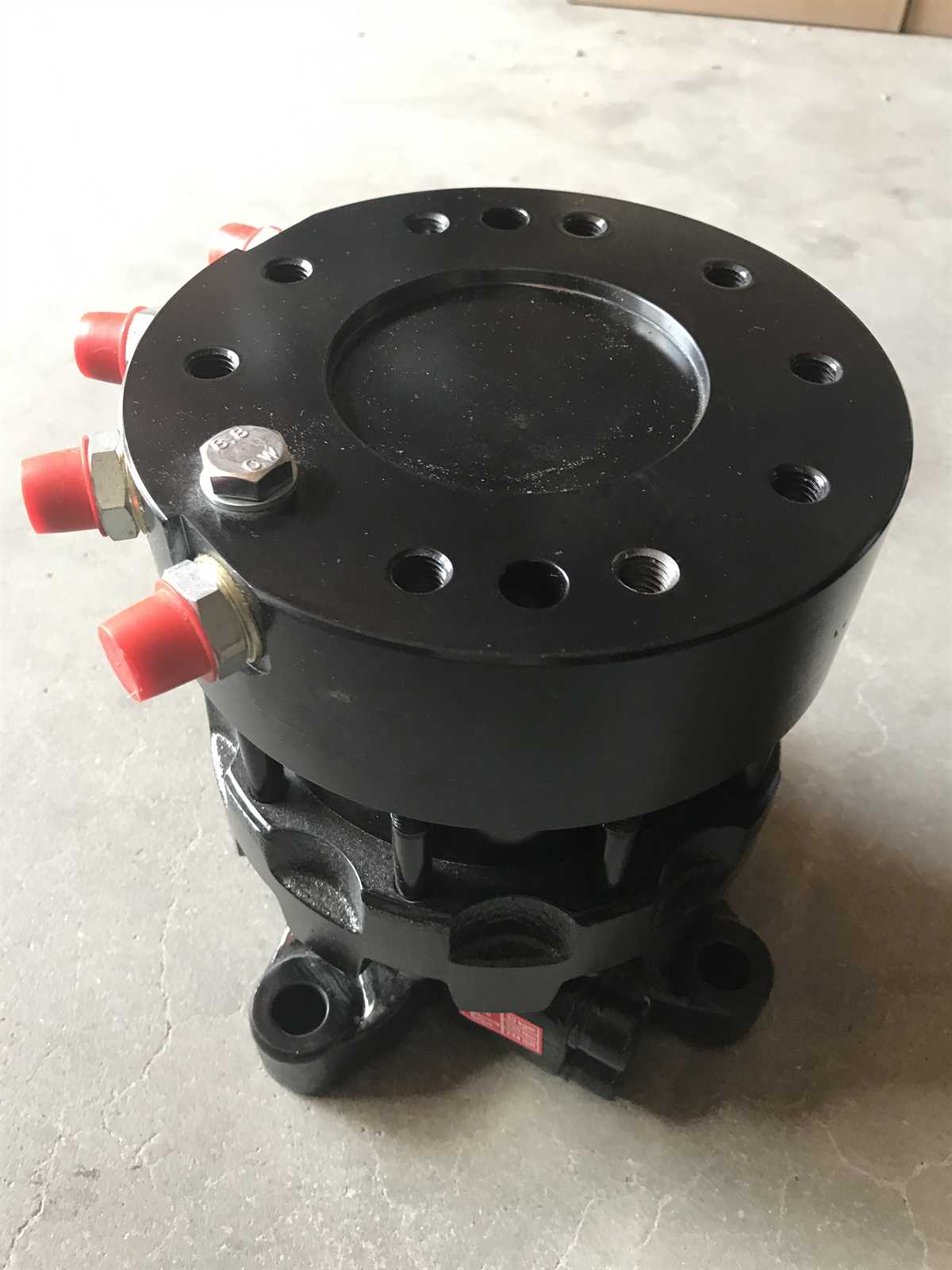 Preview: Festanbau 3 Tonnen Rotator Doppelflansch Festanbau GR30FF für Sortier Stein Holz Greifer Zange Bagge
