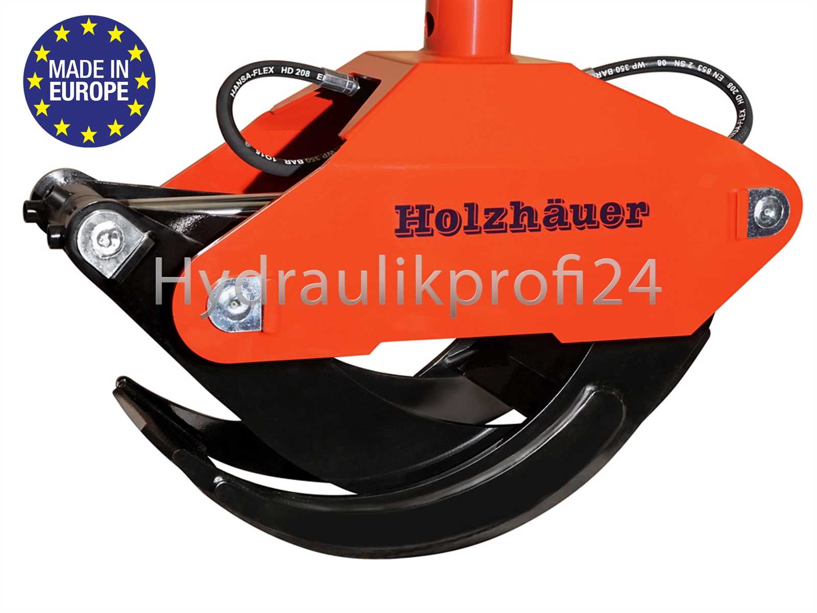 Preview: Holzgreifer Holzzange Verladezange HG 18 Rotator 50 mm Minibagger Kran