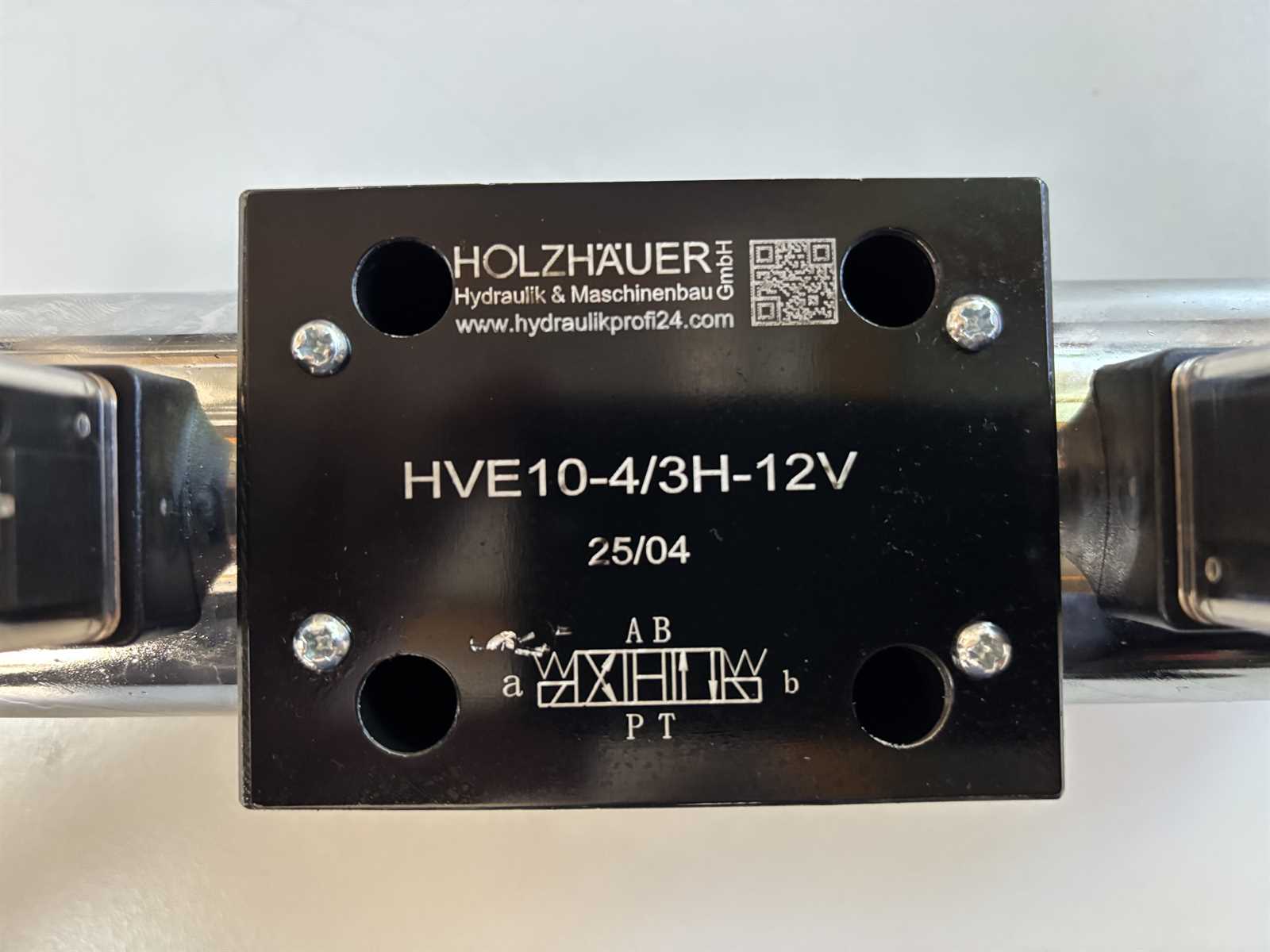Preview: Hydraulikventil 4/3-Wege NG10 P,T,A,B offen 230 VDC