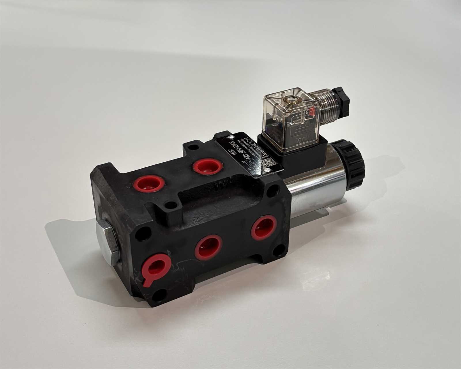 Preview: Hydraulikventil flanschbar 6/2 Wege Wechselventil Umschaltventil 60L/min 12 VDC