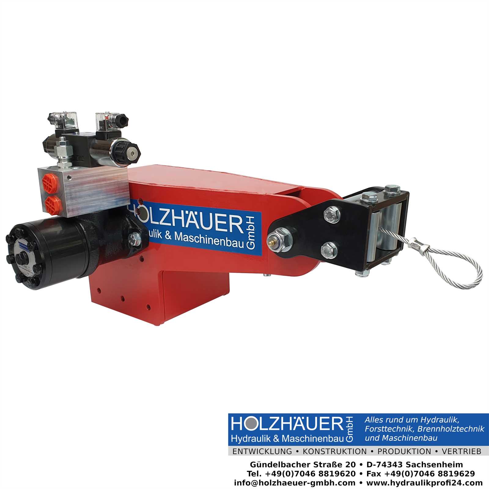 Preview: Hydraulische Seilwinde HAW1700 mit elektrischem Ventil