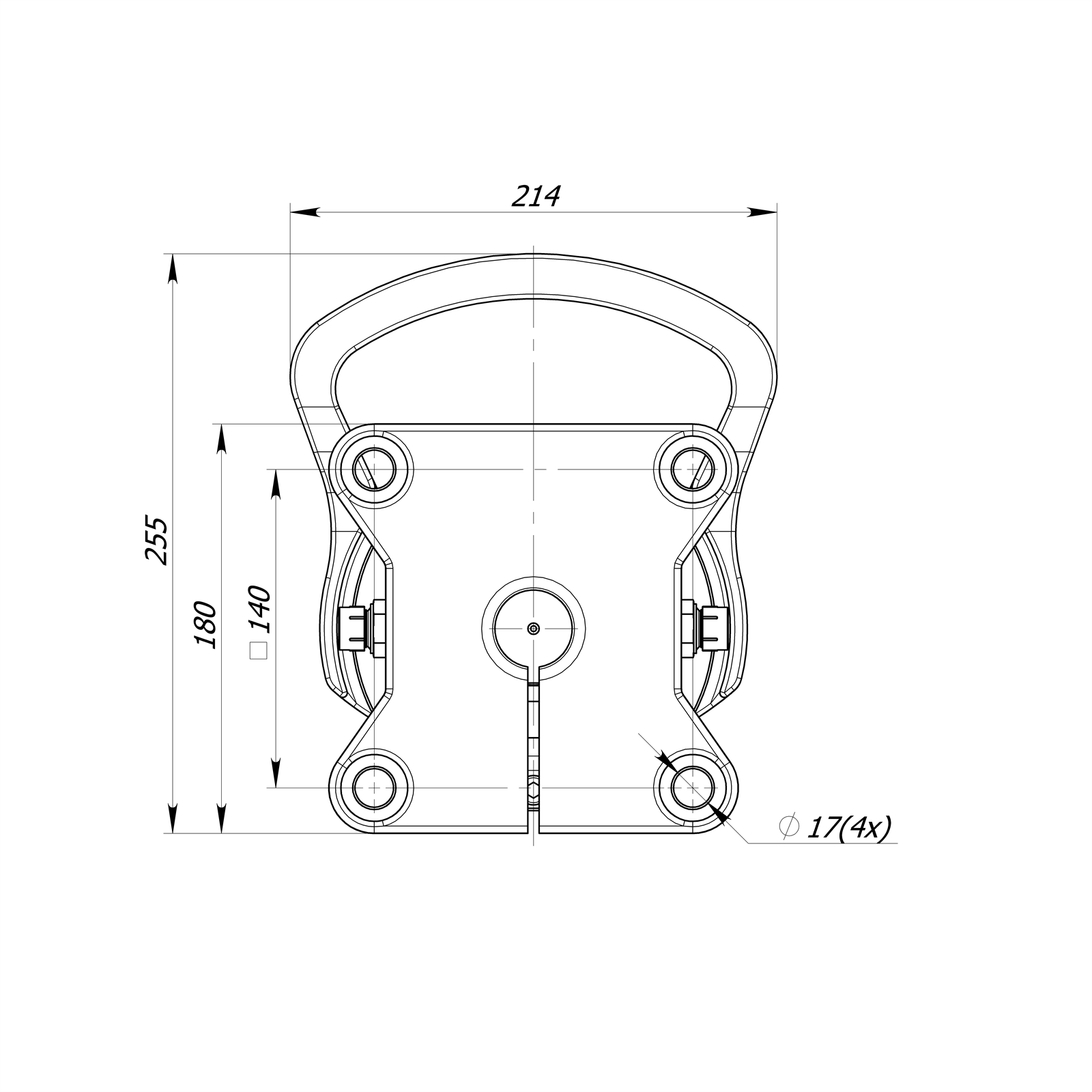 Preview: Rotator mit Flansch 4.5 Tonnen Formiko FHR45SF 4.5t Verladezange Holzzange Rückezange Rückewagen