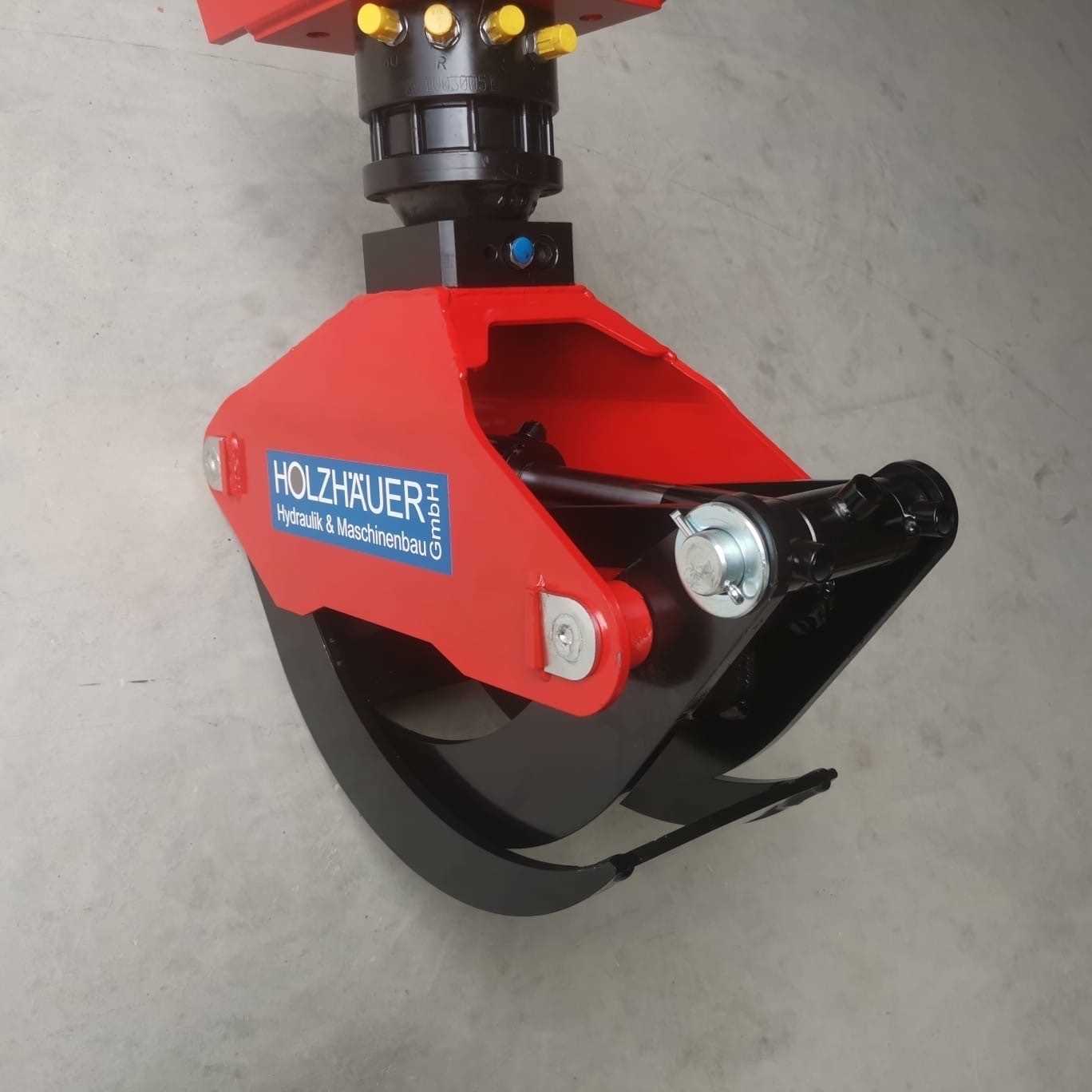 Preview: Sortiergreifer SG1000 Steingreifer mit 4,5 Tonnen Festanbaurotator und MS03 Steinzange Findlinge