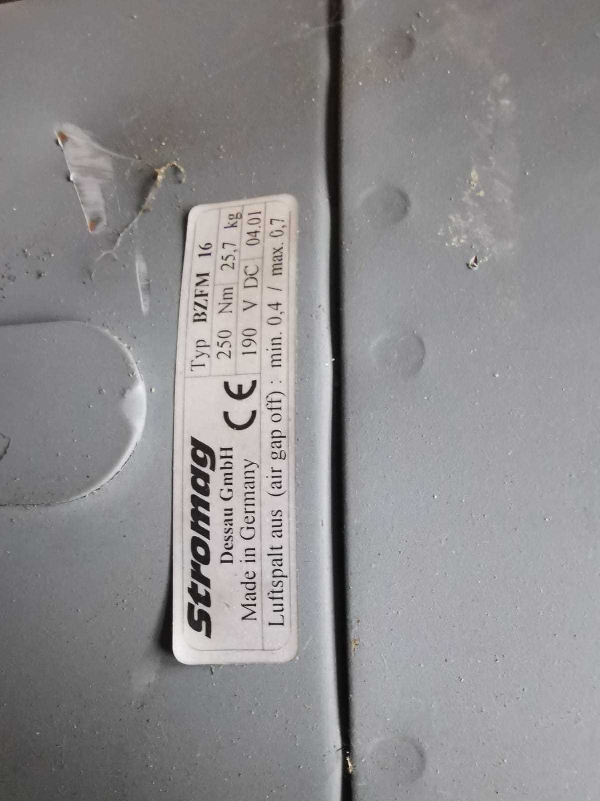 Preview: Elektromagnet-Zweiflächen-Federdruckbremse Baugröße BZFM16 für Elektromotor Baugröße 132 S/132 M