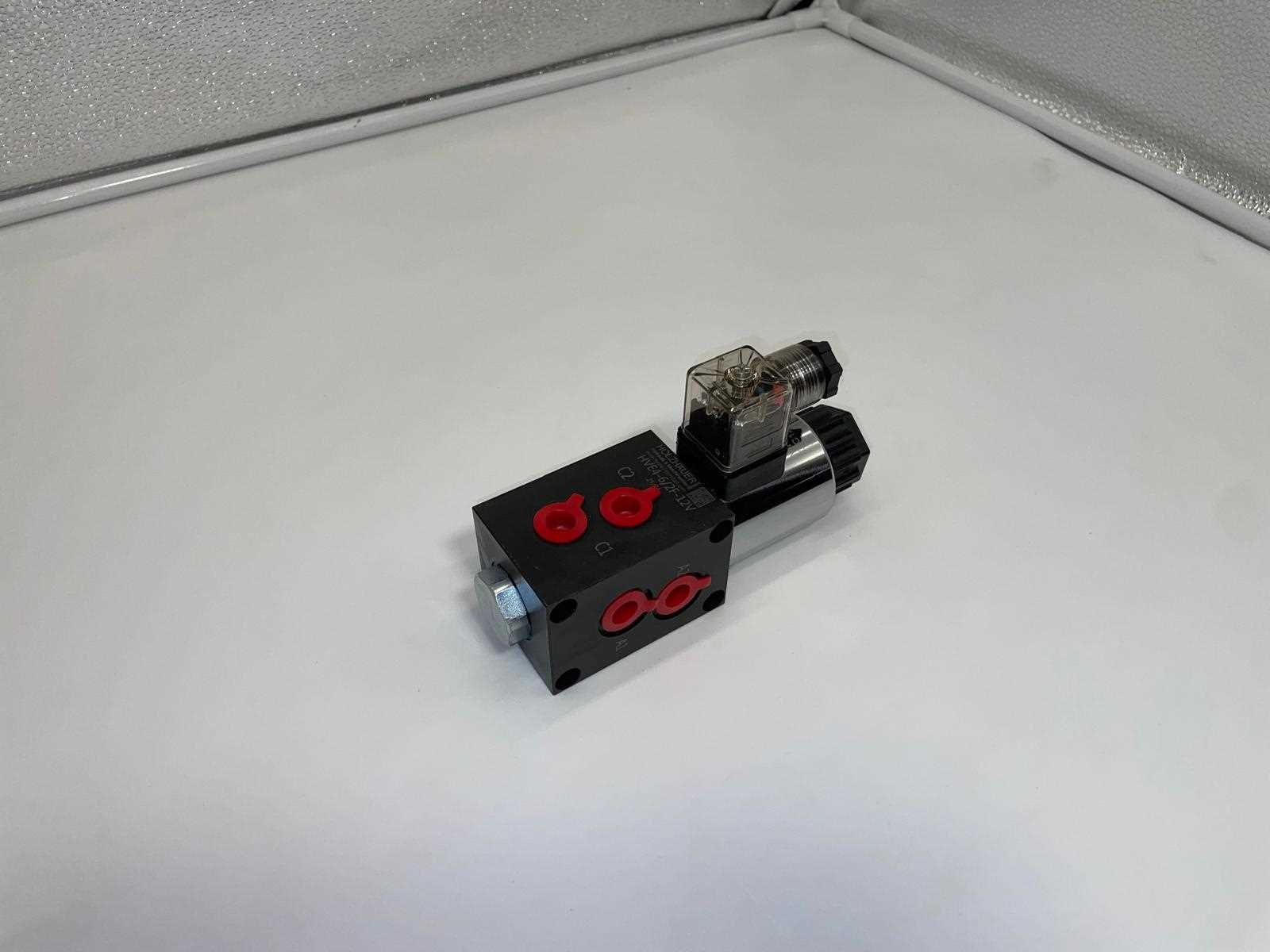 Preview: Hydraulikventil Wechselweiche NG4 flanschbar 6/2 Wege 230 VAC 20L/min