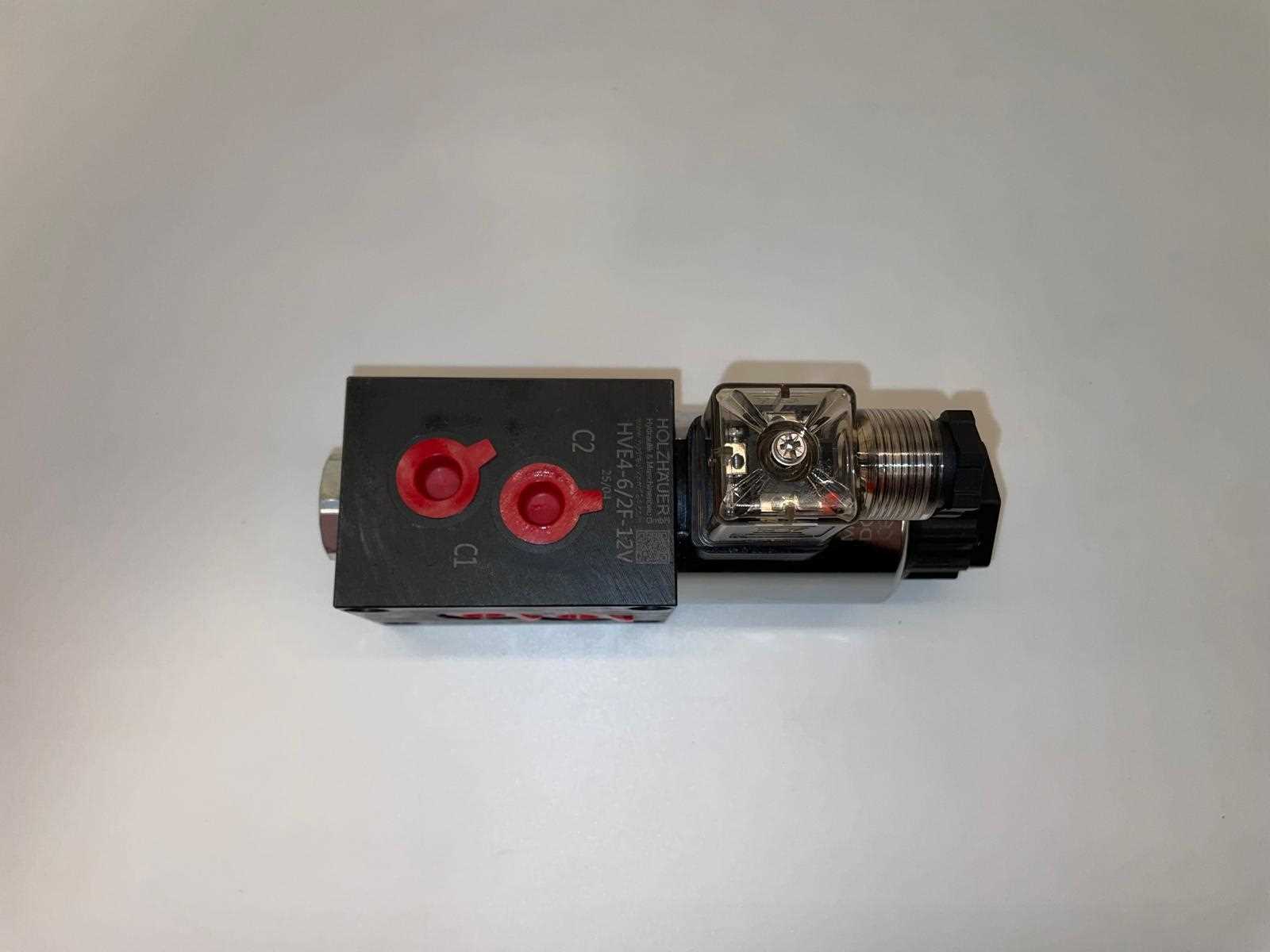 Preview: Hydraulikventil Wechselweiche NG4 flanschbar 6/2 Wege 24 V 20L/min