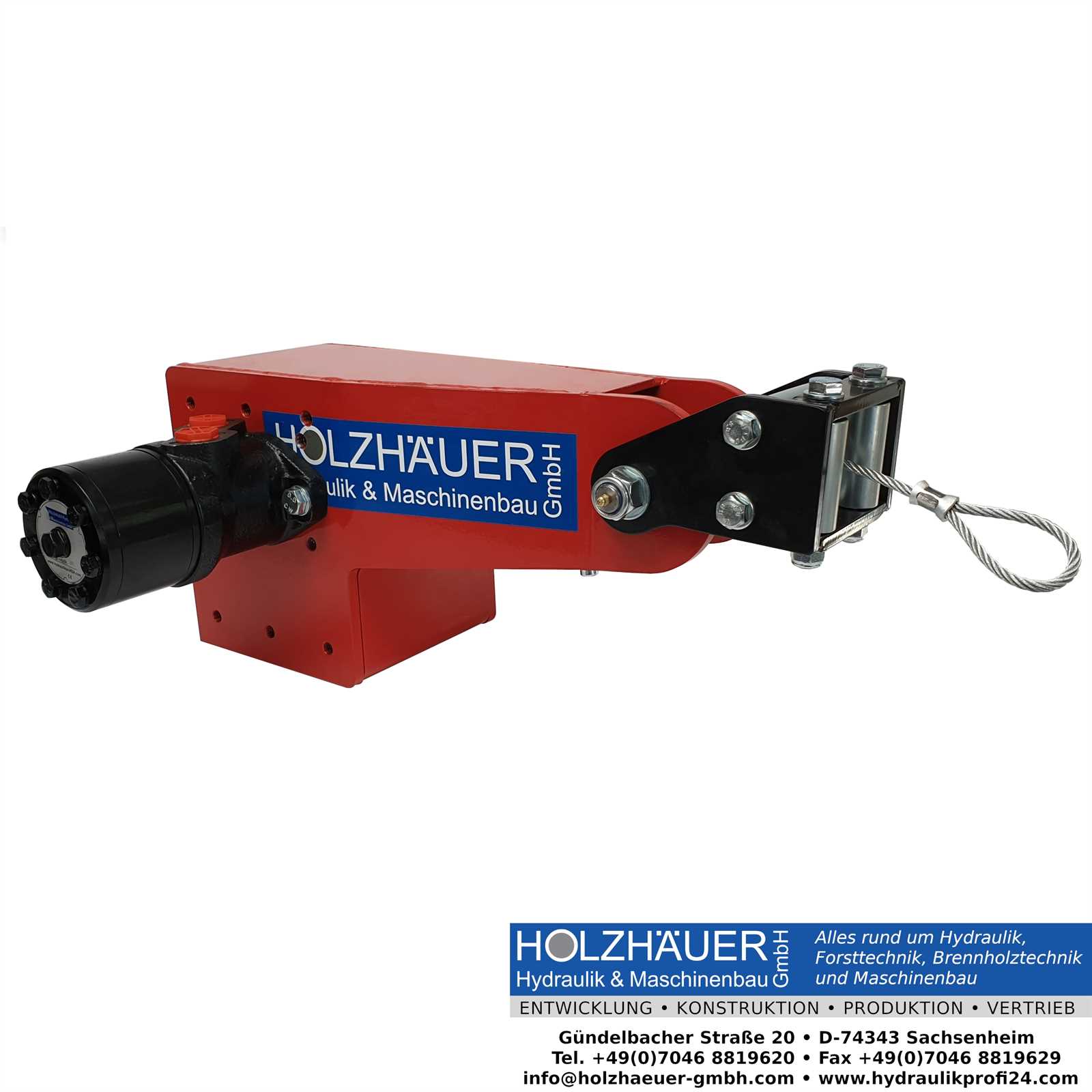 Hydraulische Seilwinde HAW1700 ohne Ventil