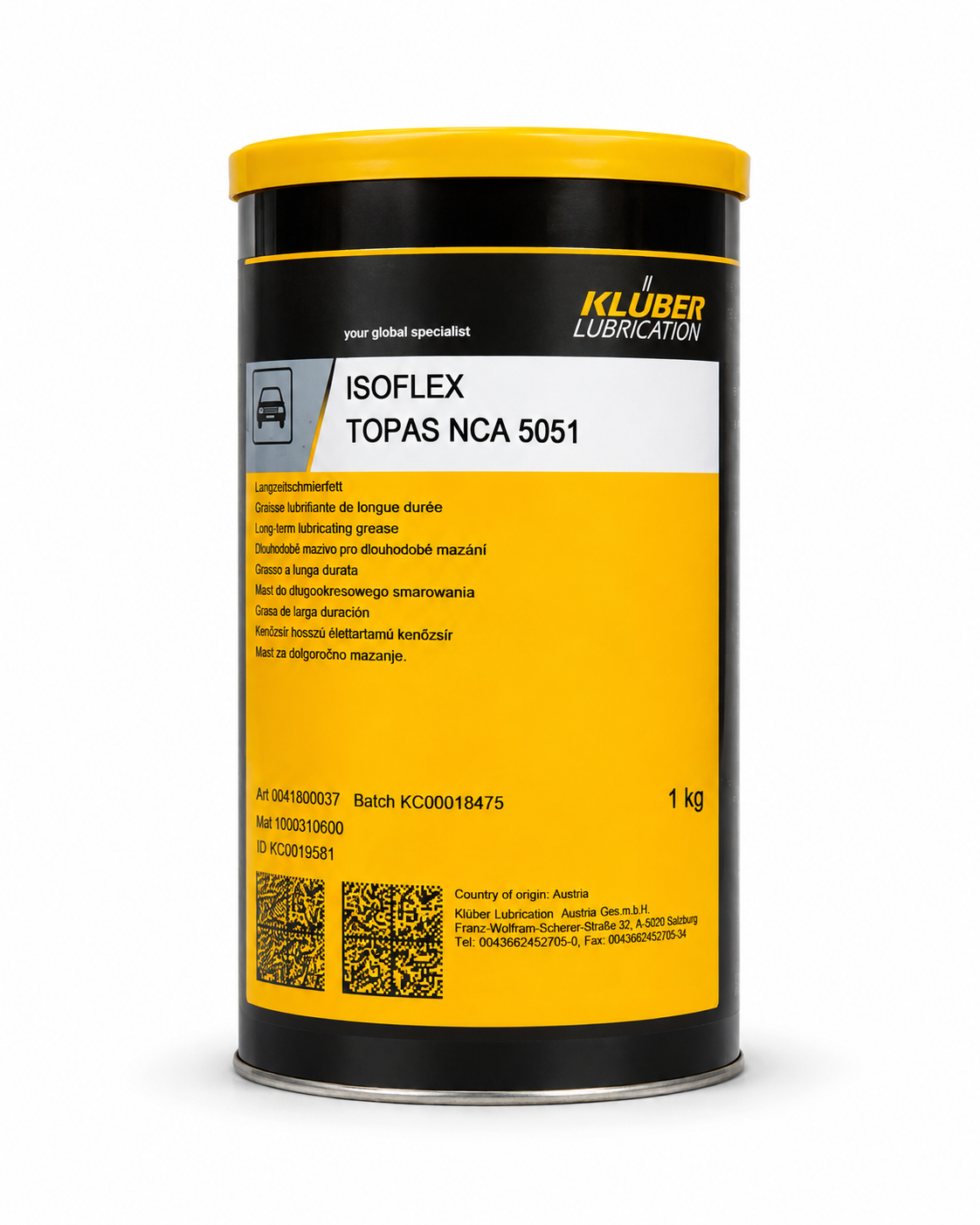 Klüber Lubrication Isoflex Topas NCA 5051