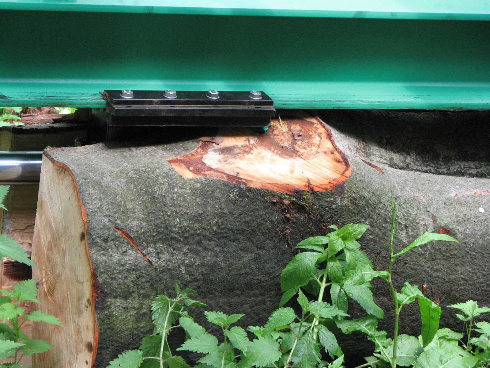 Preview: Kranspalter Baggerspalter Holzspalter Spalter 28 T Bausatz - Spaltlänge 130 cm