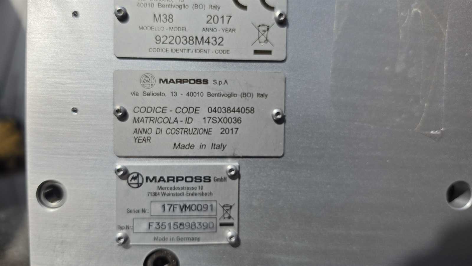 MARPOSS-M38-MESS-SYSTEm Originalverpackung