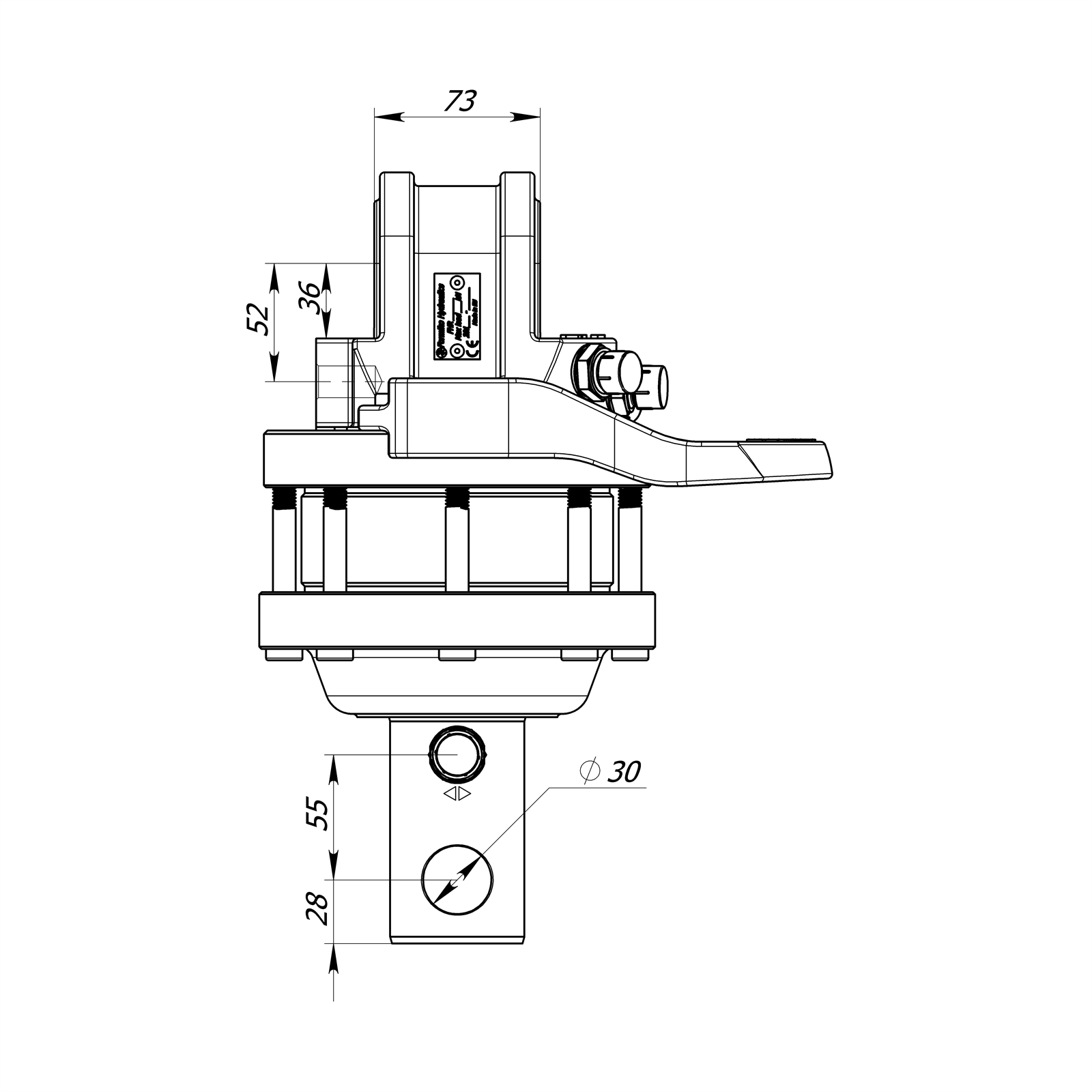 Preview: Rotator 4,5 Tonnen Formiko FHR4.5L 4,5t  Rotator Verladezange Holzzange Rückezange Rückewagen