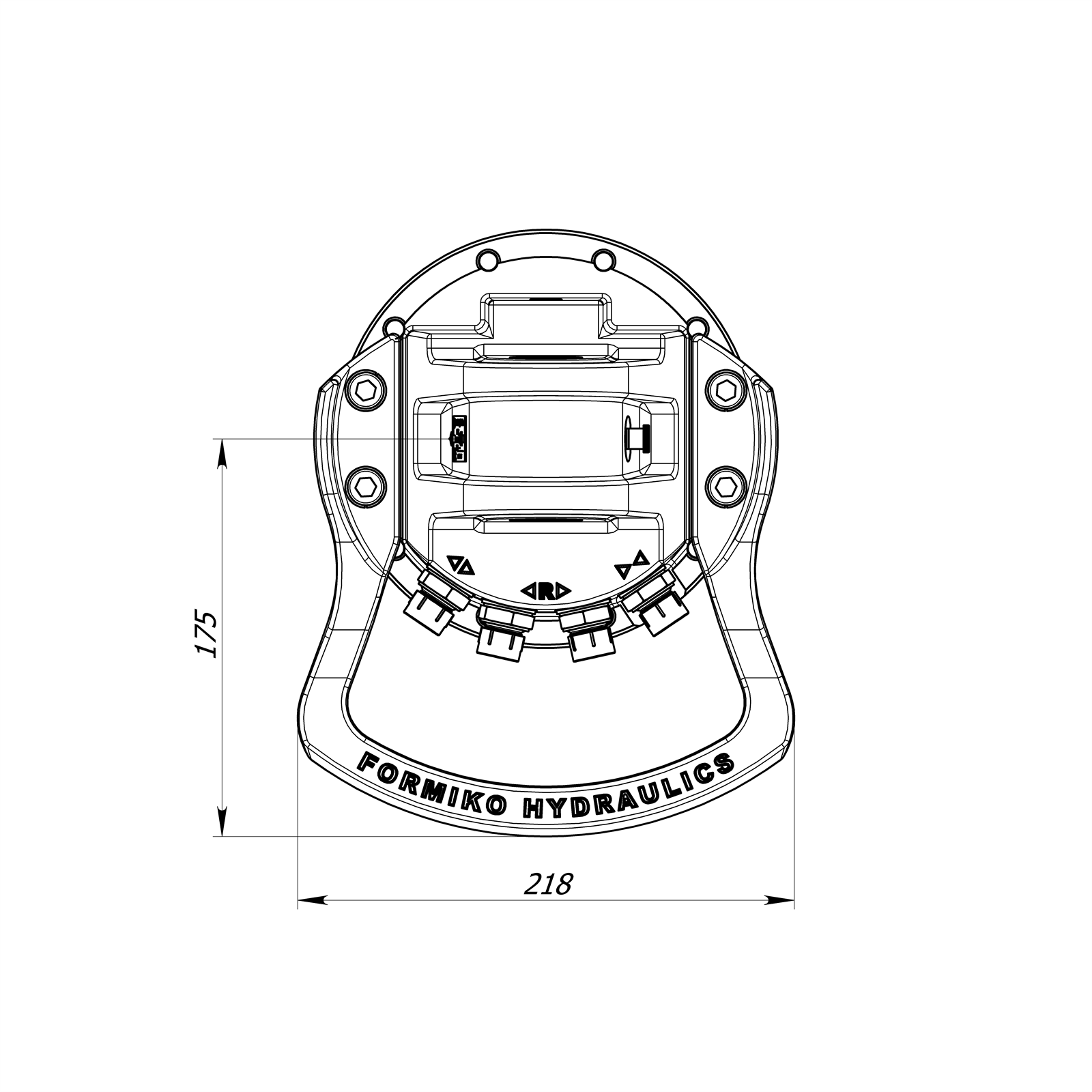 Rotator 5,5 Tonnen Formiko FHR5.5L 5,5t Verladezange Holzzange Rückezange Rückewagen