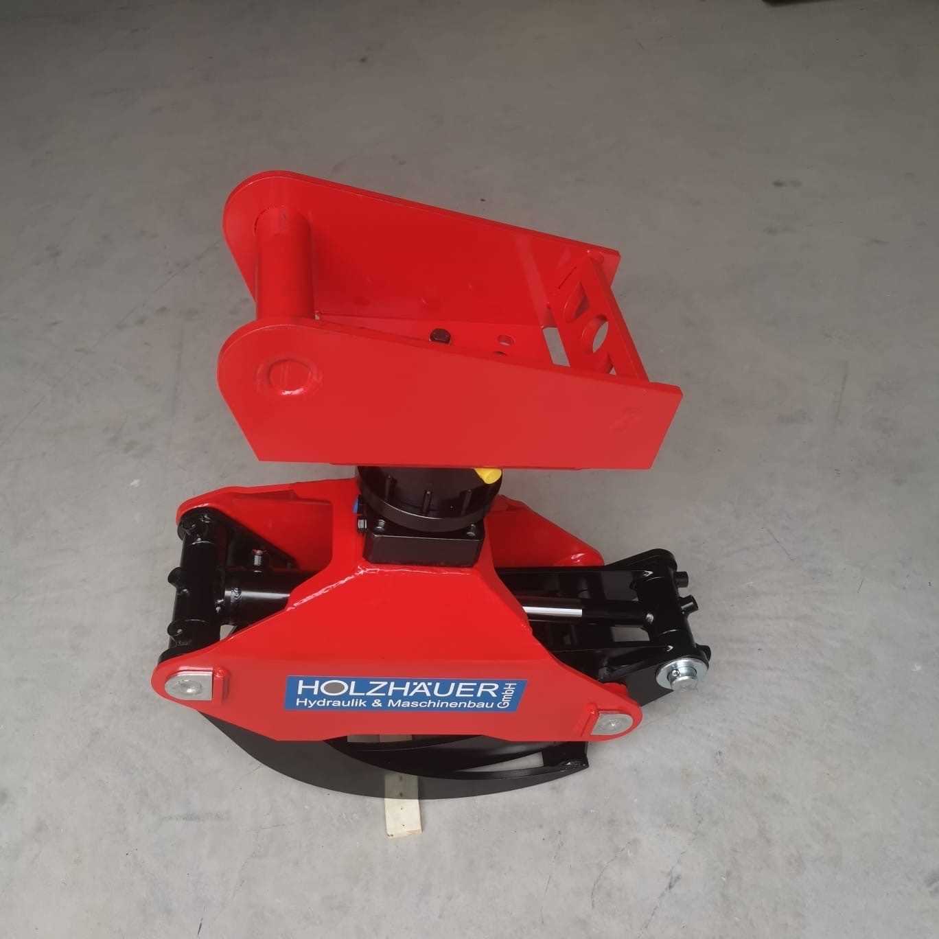 Sortiergreifer SG1000 Steingreifer mit 3 Tonnen Festanbaurotator und MS03 Steinzange Findlinge