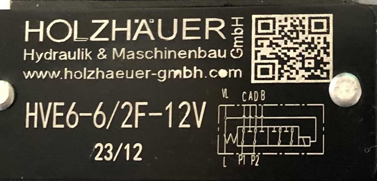 Preview: Steuerventil Wechselweiche Rotator Holzgreifer Stapler Forstkran 6/2 24 VDC