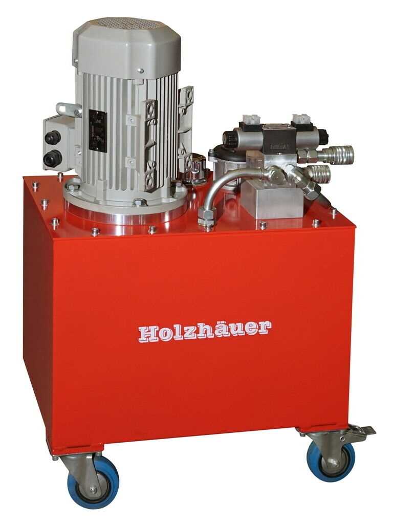 Werkstattaggregat Hydraulikaggregat 7,5 KW mit Pumpe 22ccm und Tank 96L, 200 bar 33 l/min