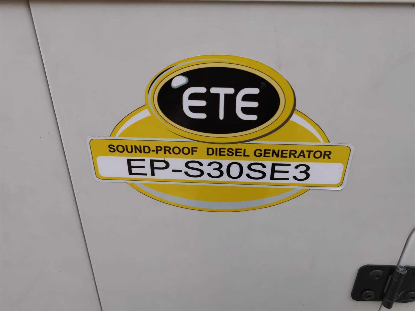 Diesel Not-Stromaggregat ETE 38kVA