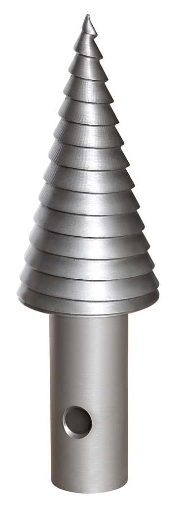 Drillkegel Kegelspalter Holzspalter Brennholz Ersatzspitze gehärtet + Stift 180xØ55 mm 30 H7 Posch