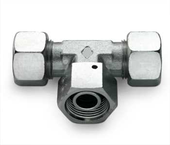 Einstellbare T-Verschraubung 8L