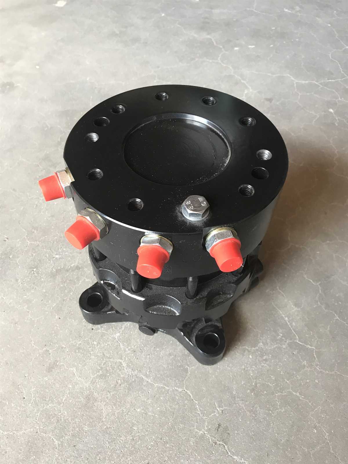 Festanbau 3 Tonnen Rotator Doppelflansch Festanbau GR30FF für Sortier Stein Holz Greifer Zange Bagge