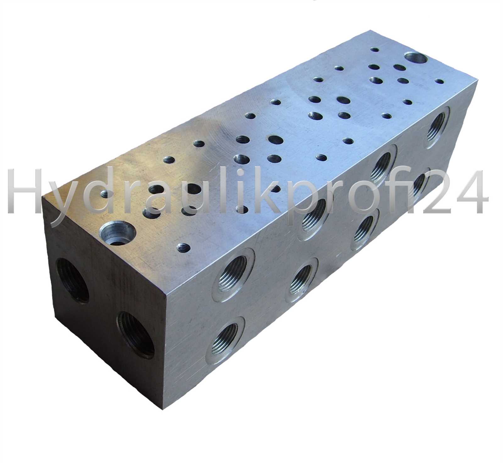 Grundplatte 4 fach NG 6 mit seitlichen Anschlüssen