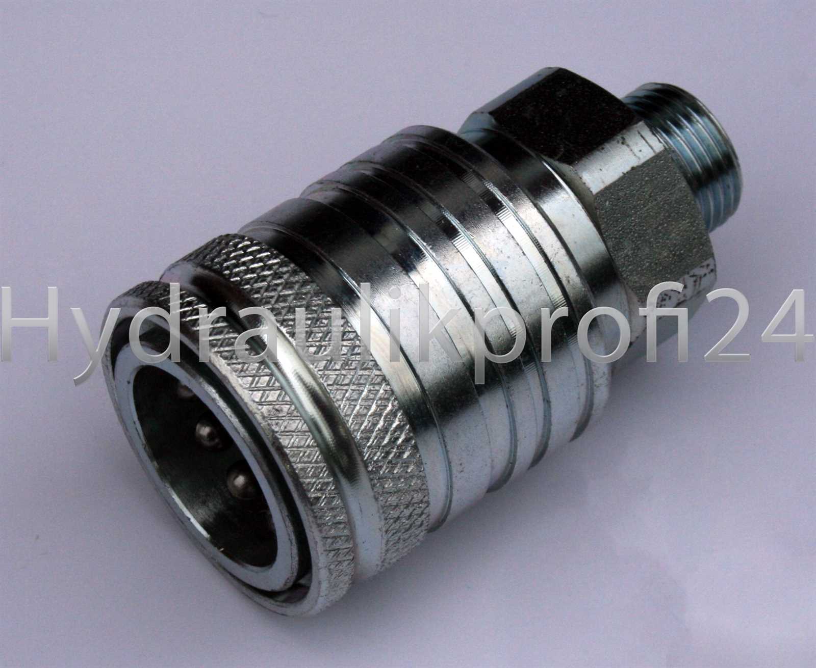 Hydraulikmuffen BG3 mit Aussengewinde M18x1,5 12L