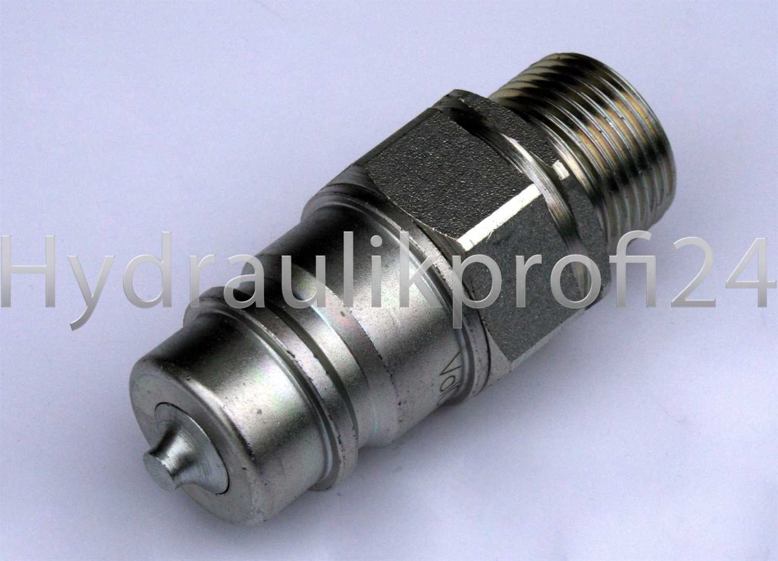 Hydraulikstecker BG 3 mit Außengewinde M26x1,5 L18