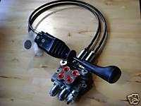 Hydraulikventil 2-fach 45l/min mit Bowdenzug 1,2m