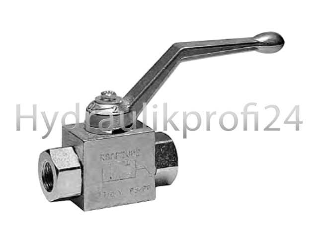 Hydraulikventil 2/2 Wege Kugelhahn (Absperhahn)    1" DN25