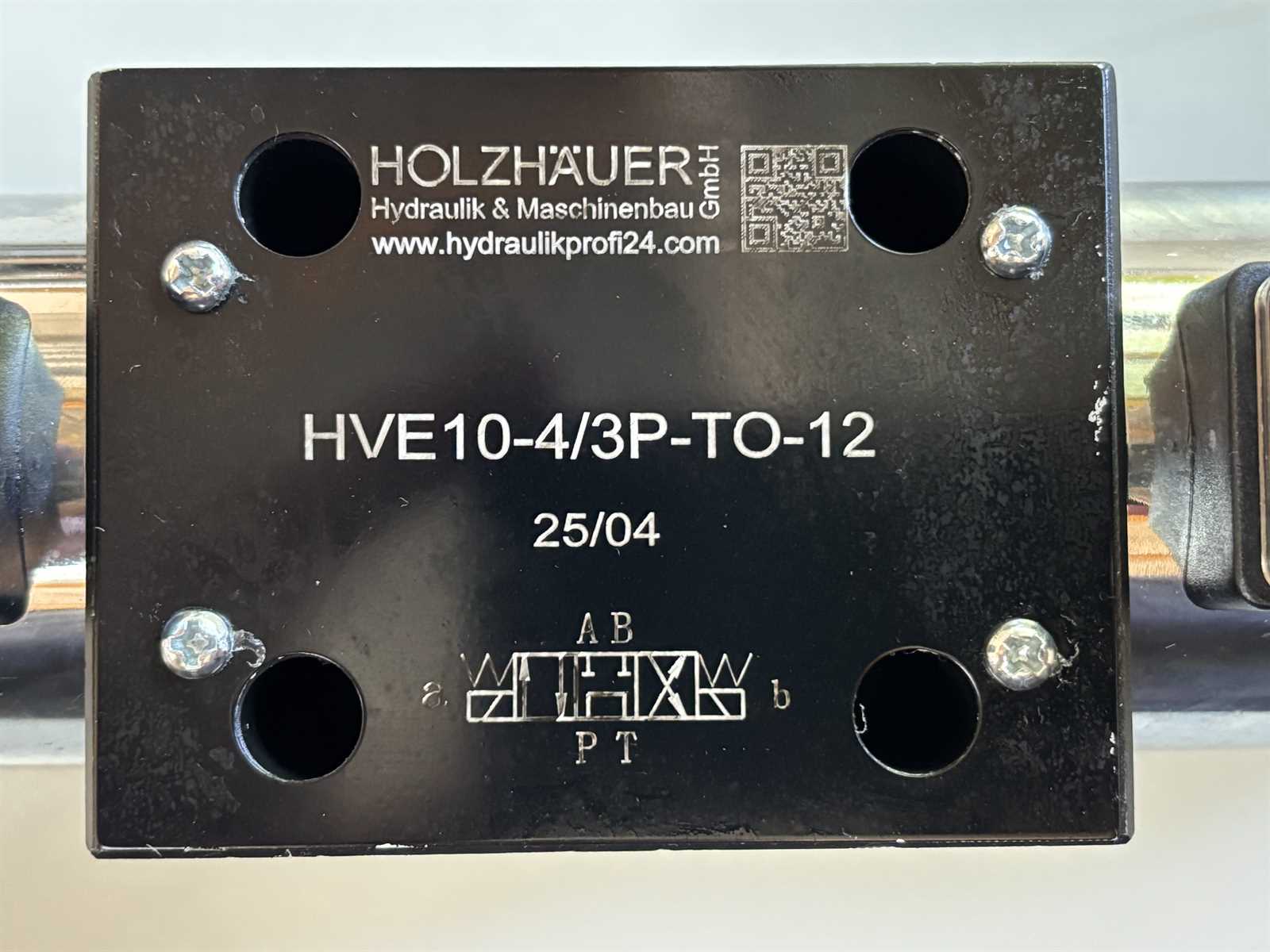 Hydraulikventil Magnetventil 4/3-Wegeventil Cetop 05 NG10 P-T-A-B geschlossen 24 VDC