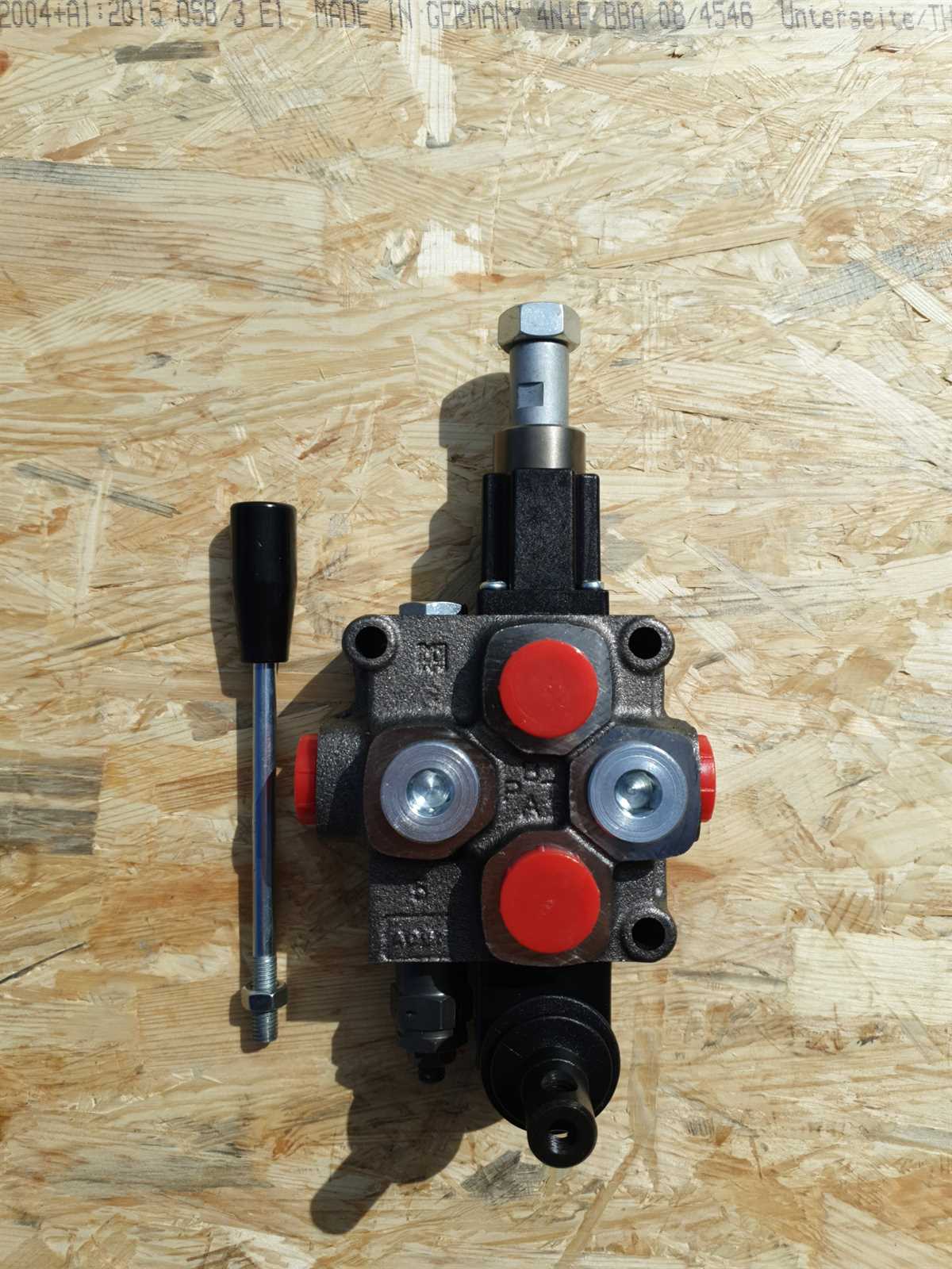 Hydraulikventil Monoblock 1 45L/min druckentriegelt klick out Automatischer Rückhub Holzspalter