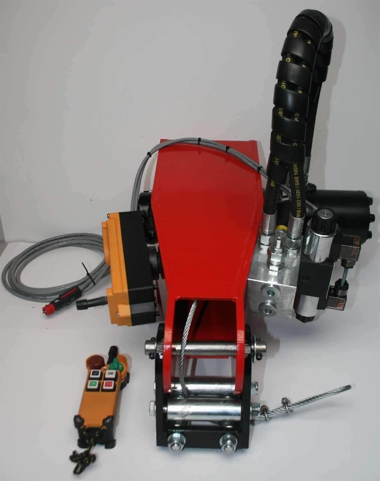 Hydraulische Seilwinde HAW3000 mit elektrischem Ventil