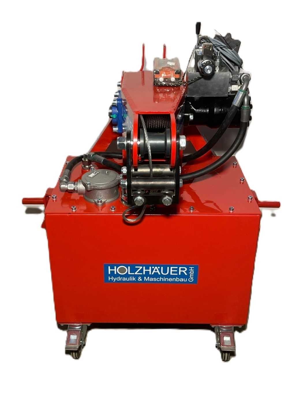 Hydraulisches Zusatzaggregat für mehr Hydraulikleistung Weinbau Holzspalter Seilwinde 2-25-96
