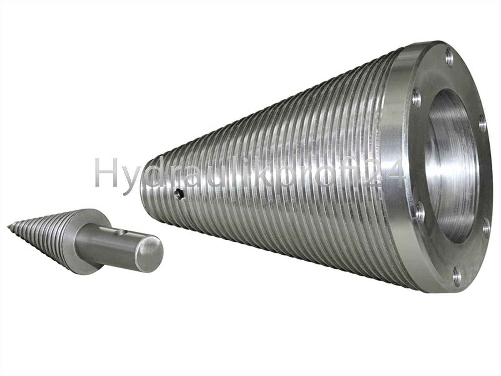 Kegel Du 200mm x 270mm lang Schmiedeteil komplett bearbeitet 6xM16 Gewinde LK173 mit Gewinde