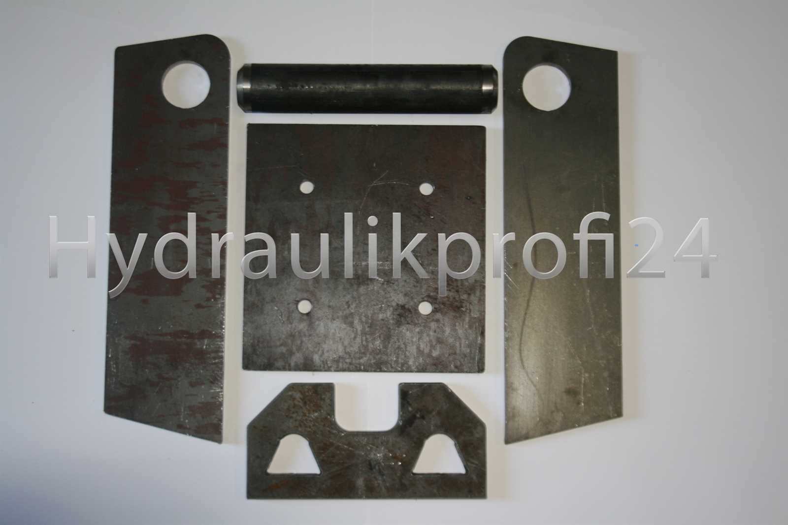 MS08 Schnellwechsler mit Anschweißplatte Schnellwechselrahmen Bausatz