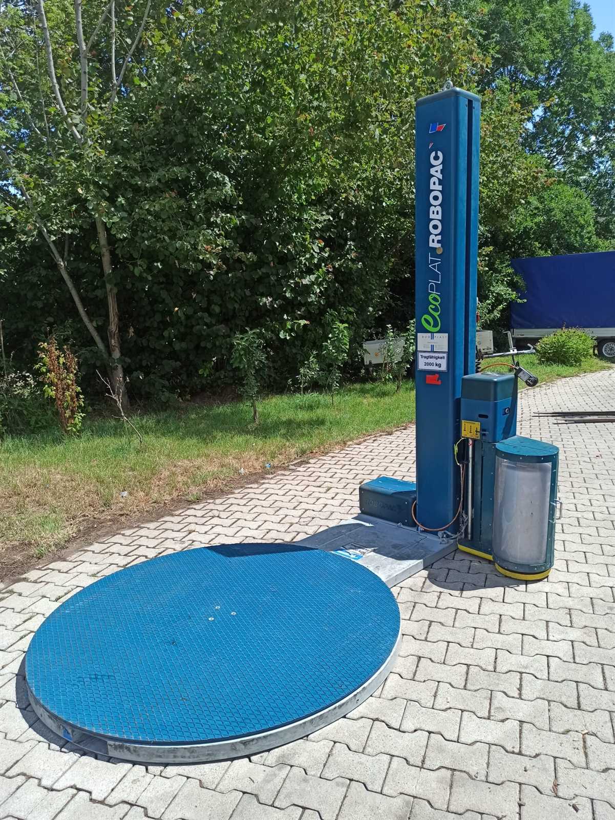 Palettenstretchanlage Robopac ECOPLAT PPS 2000 kg