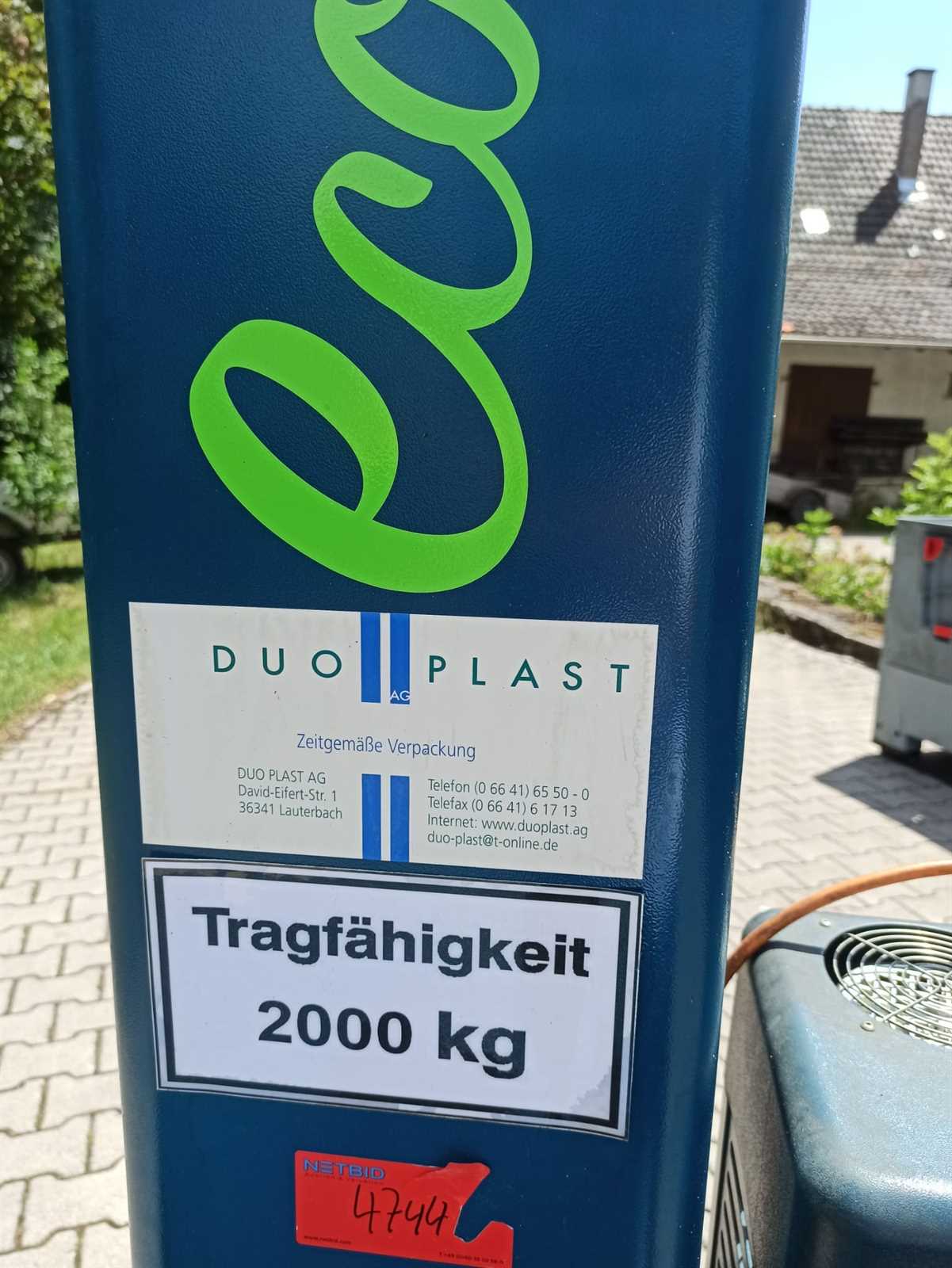 Palettenstretchanlage Robopac ECOPLAT PPS 2000 kg