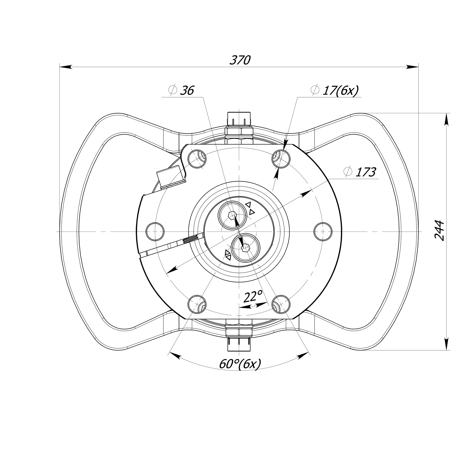 Rotator 6 Tonnen Formiko FHR6FD2 6 t mit Flansch Verladezange Holzzange Rückezange Rückewagen