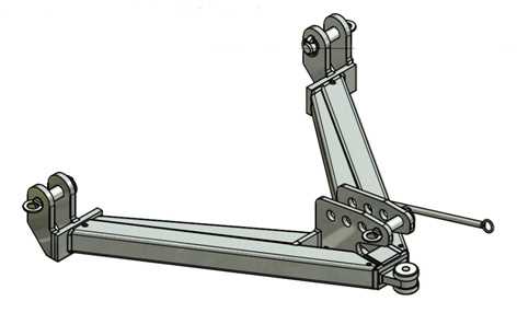 Schlepperdreieck Gerätedreieck Kupplungsdreieck Kat. 2S 1.250 kg verzinkt