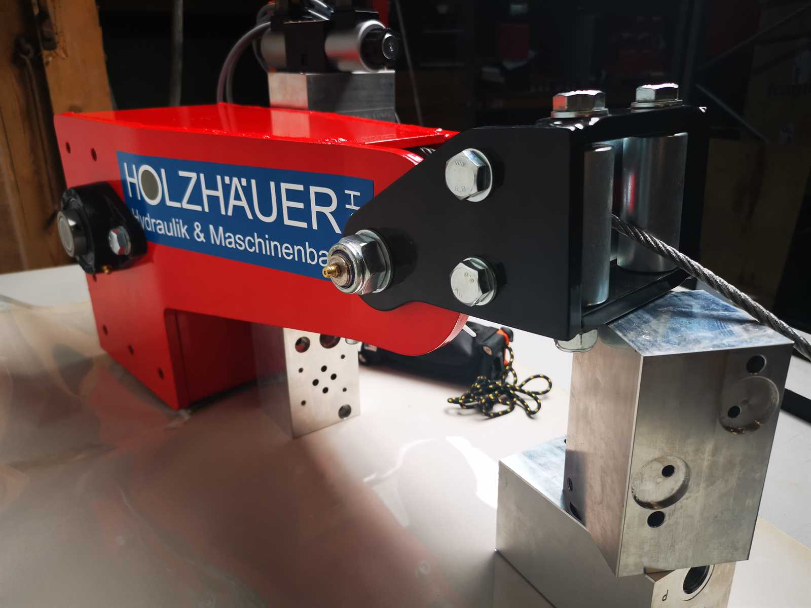 Seileinlauf für hydraulische Seilwinde HAW1700