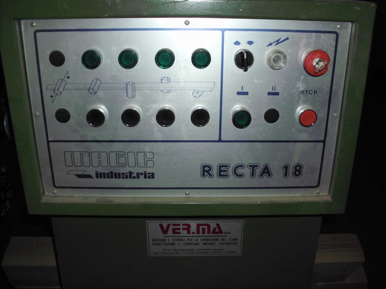 Vierseiten Hobelmaschine Magic Industria Typei Recta 18, Baujahr 1990