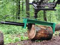 Kranspalter Baggerspalter Holzspalter Spalter 20 T mit Spaltlänge 120 cm